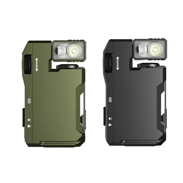 Mini Tactical LED Flashlight with Adjustable Head and Clip