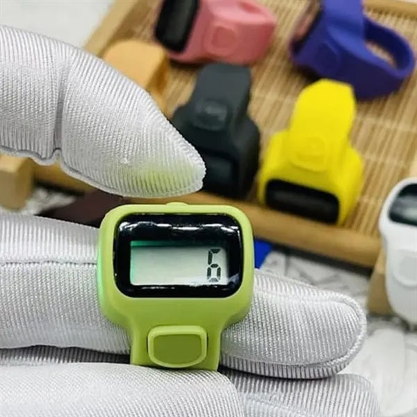 Silicone Wristband Pedometer with Digital Step Counter