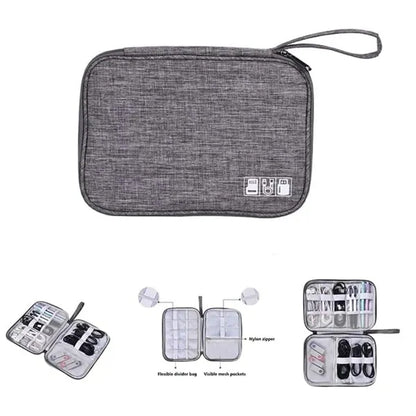 Travel Electronics Cable Organizer Bag