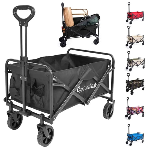 Collapsible Folding Utility Wagon Cart Heavy Duty