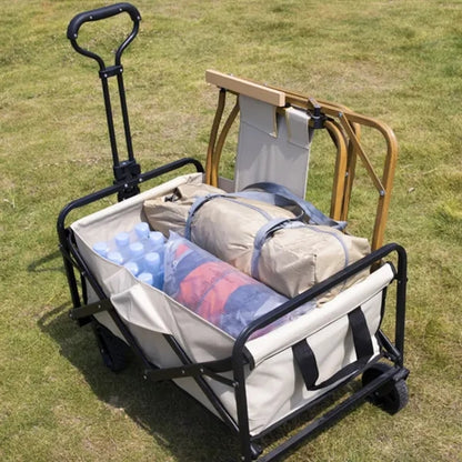 Collapsible Folding Utility Wagon Cart Heavy Duty