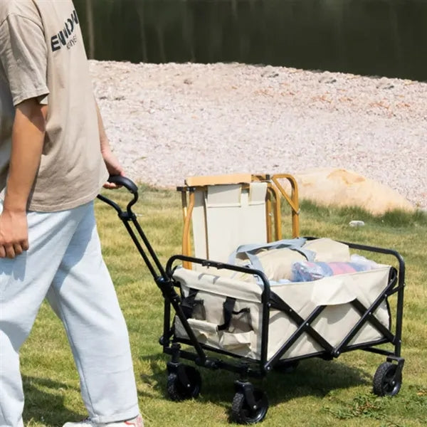 Collapsible Folding Utility Wagon Cart Heavy Duty