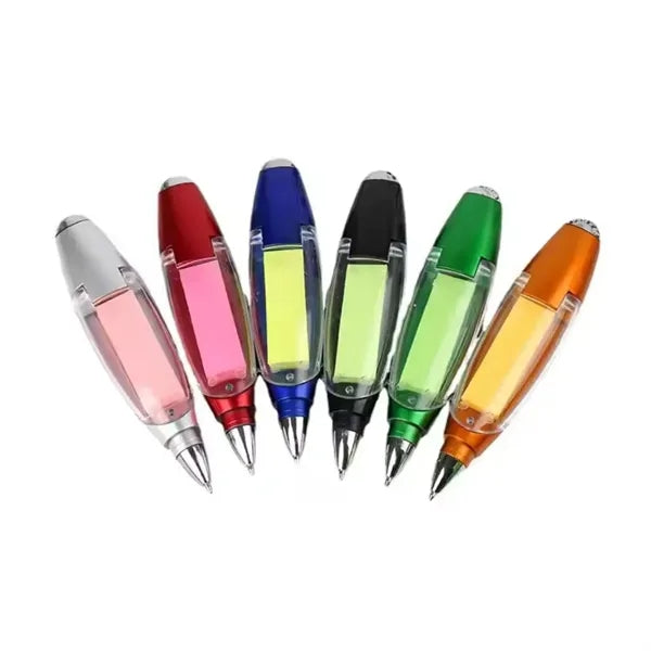 Multifunction Sticky Note Pen with Built-In Memo