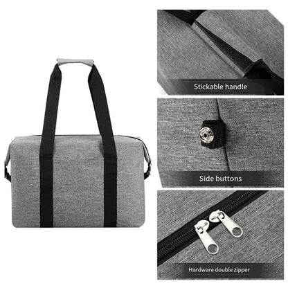 Collapsible Foldable Insulated Picnic Cooler Lunch Tote Bag