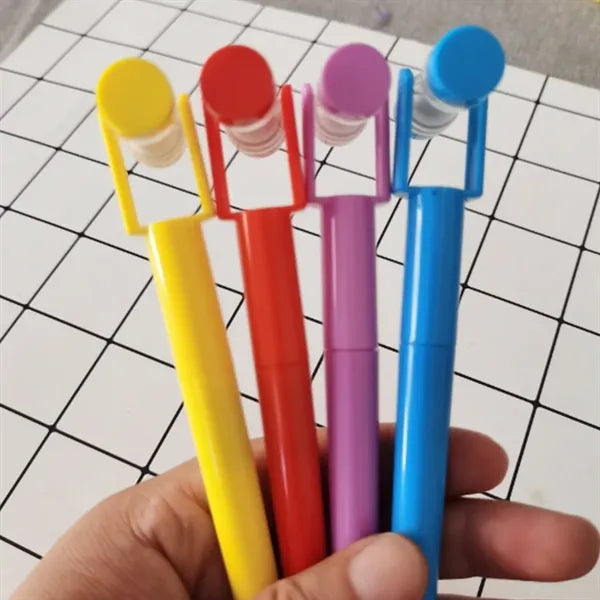 Novelty Ballpoint Pen with Mini Fan and Click Action