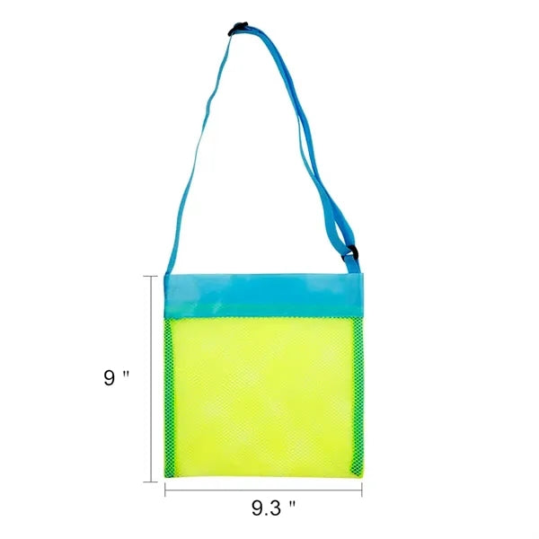 Mesh Zipper Pouch with Handle