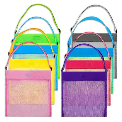 Mesh Zipper Pouch with Handle