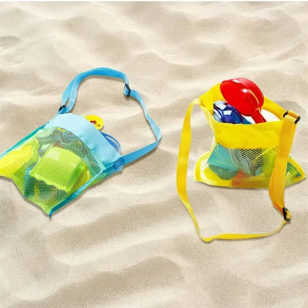Mesh Zipper Pouch with Handle