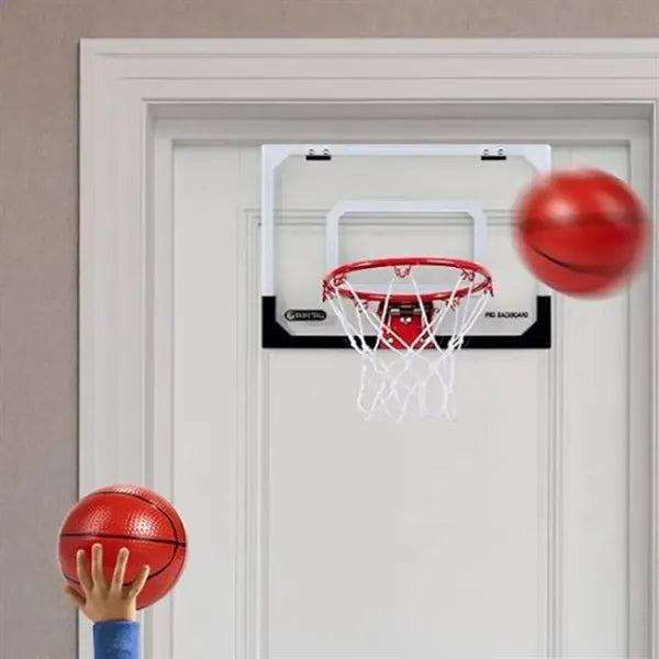 Mini Indoor Basketball Hoop Set with Ball and Pump