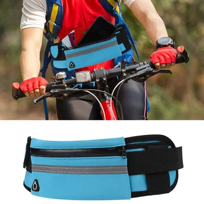 Running Waist Pack with Bottle Holder and Earphone Port