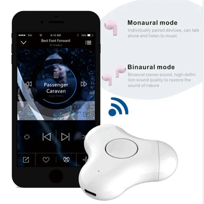 Wireless Earbud with Fidget Spinner Case