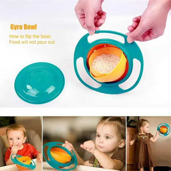 Gyro BOWLSDgree Rotation Spill Resistant