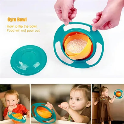 Gyro BOWLSDgree Rotation Spill Resistant