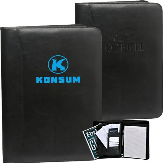 10"W x 13"H Corporate Zippered Portfolio