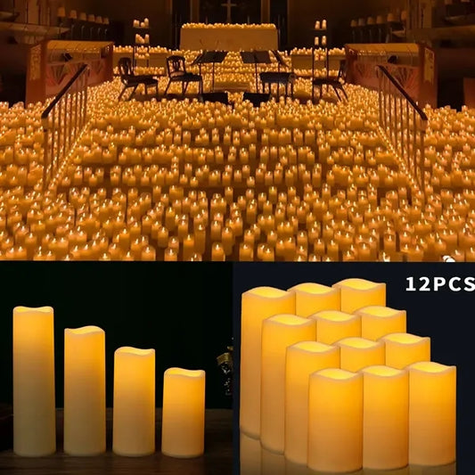 Flameless Battery Operated Candles 12