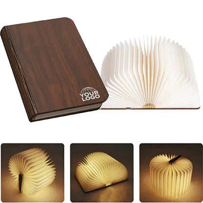 Folding Wooden Book Mood Light