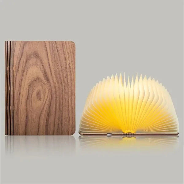 Folding Wooden Book Mood Light