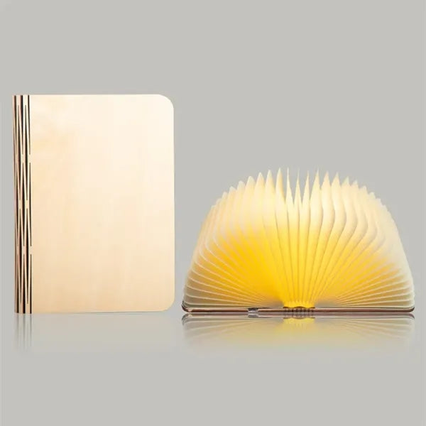 Folding Wooden Book Mood Light