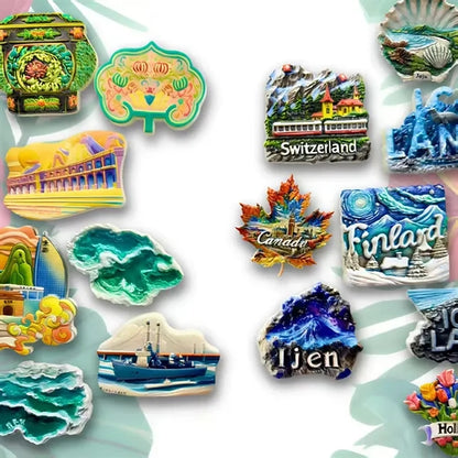 3D Fridge Magnet Souvenir Gift