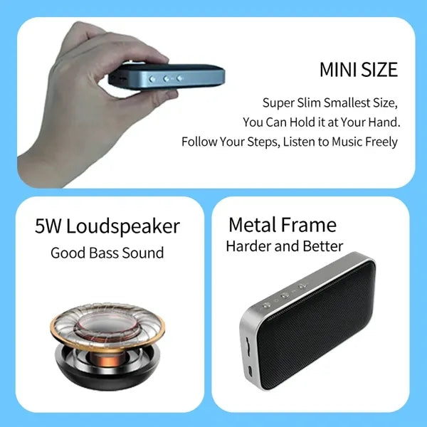 Wireless Portable Bluetooth Speaker
