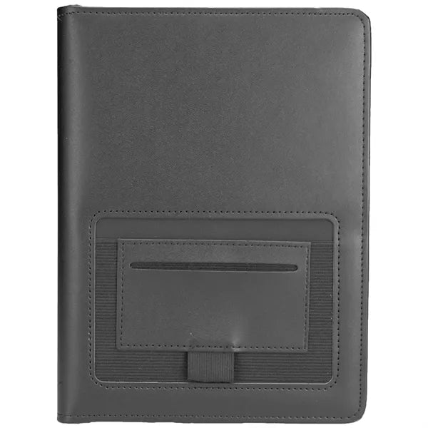 PU Fabric Portfolios w/ Front Pocket