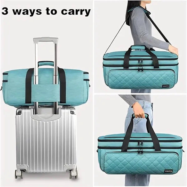 Waterproof Spacious Double - Layer Travel Tote