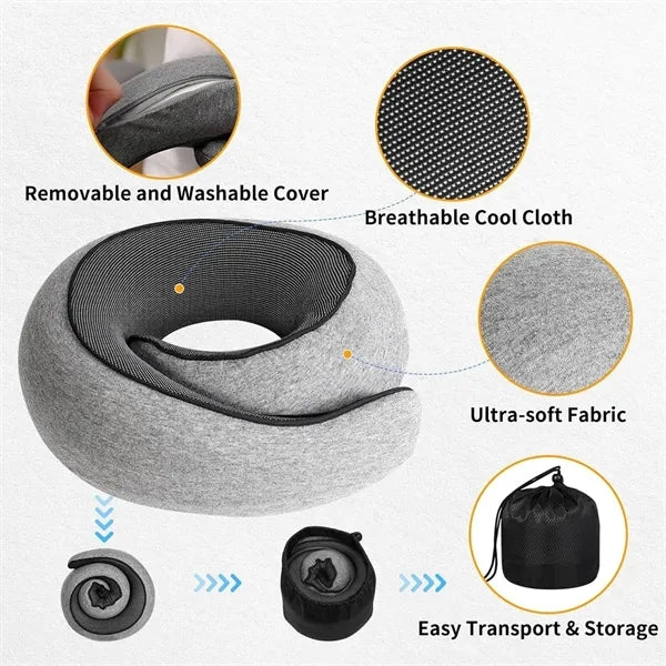 Comfortable New Memory Foam Neck Pillow for Air Travel
