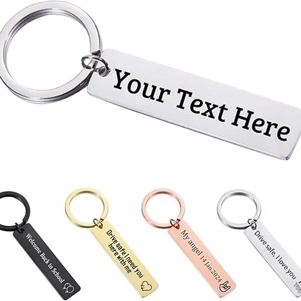 Customized Double-sided Keychain Stainless Steel