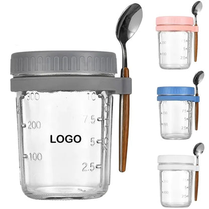 Oats Jars With Spoon And Lid