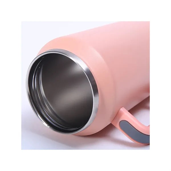 64 Oz Insulated Tumbler With Straw