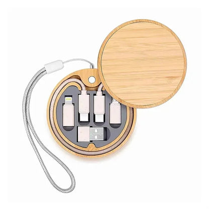 Round Wireless Charger and Cable Kit