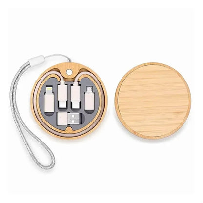 Round Wireless Charger and Cable Kit