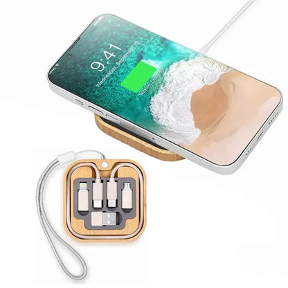 Square Wireless Charger and Cable Kit