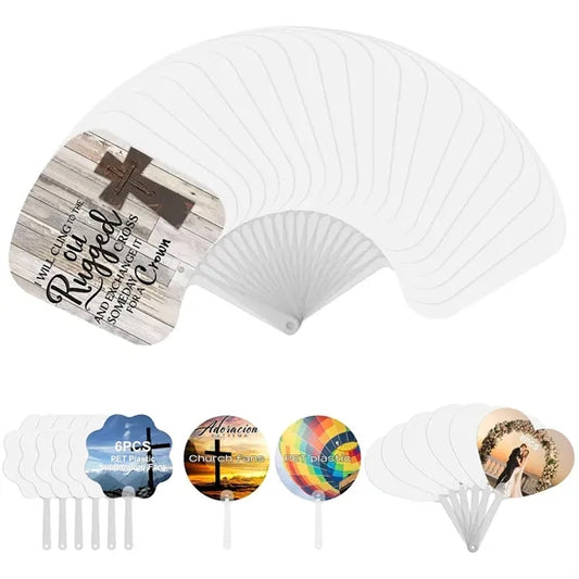 PET Plastic Custom Handheld Fan