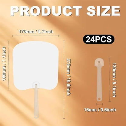 PET Plastic Custom Handheld Fan