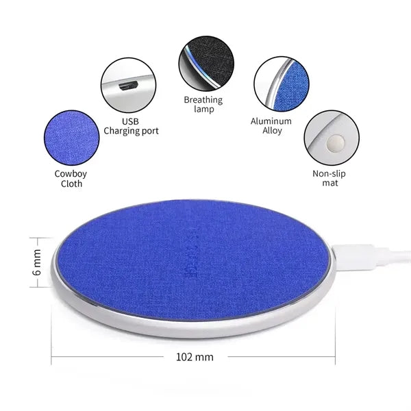 10W Qi Certified Wireless Charging Pad