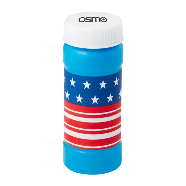 2 oz. Patriotic Bubbles with cap imprint