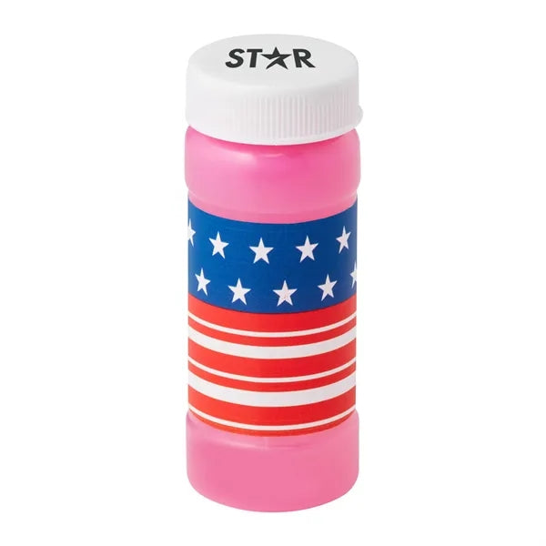 2 oz. Patriotic Bubbles with cap imprint