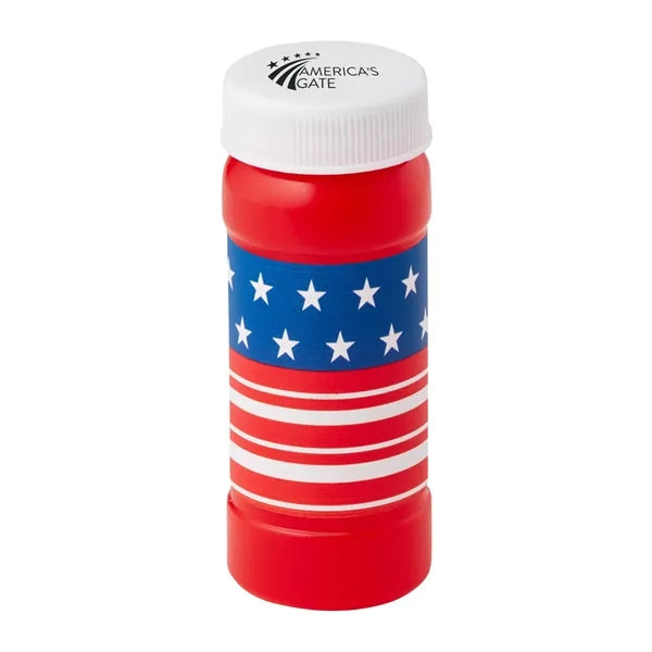 2 oz. Patriotic Bubbles with cap imprint