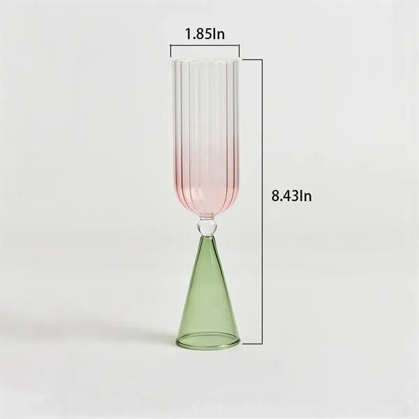 Unique Colorful Party Bar Fancy Cocktail Glasses