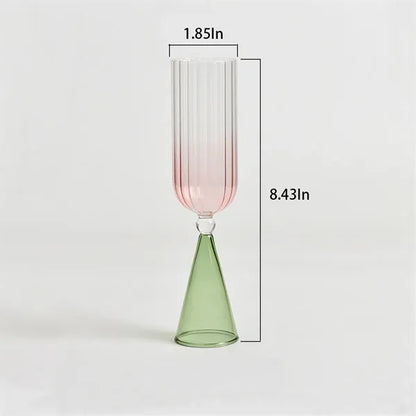 Unique Colorful Party Bar Fancy Cocktail Glasses