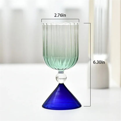 Unique Colorful Party Bar Fancy Cocktail Glasses