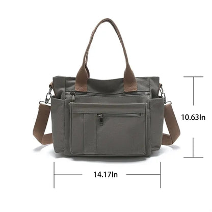 Canvas Shoulder Tote Crossbody Top Handle Satchel Bags
