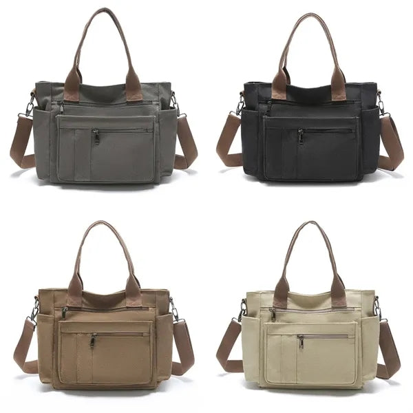 Canvas Shoulder Tote Crossbody Top Handle Satchel Bags