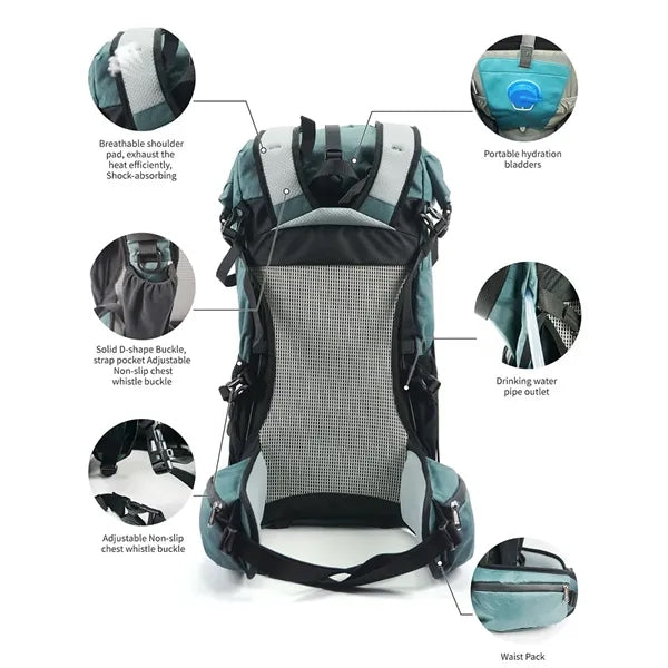Internal Frame Large Travel Hiking Climbing Backpacks