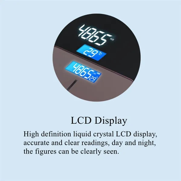 Large Size Digital Electronic LCD Display Bathroom Scale