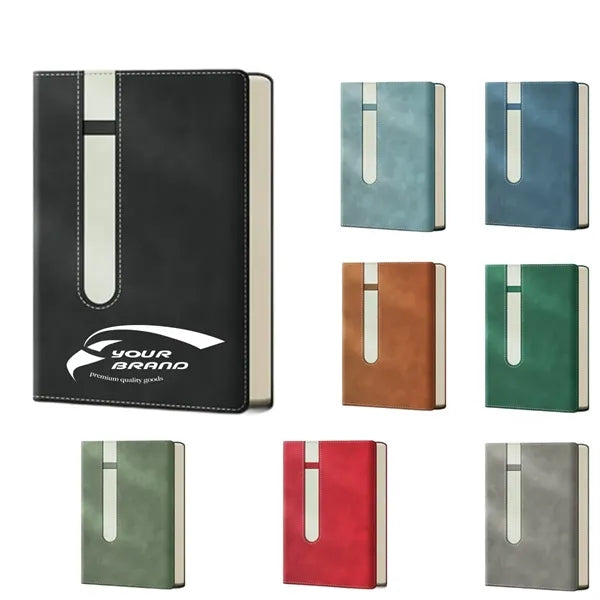 Leather Wirebound Ruled Notepad Notebook Journals