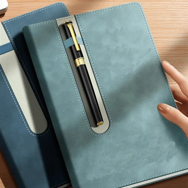 Leather Wirebound Ruled Notepad Notebook Journals