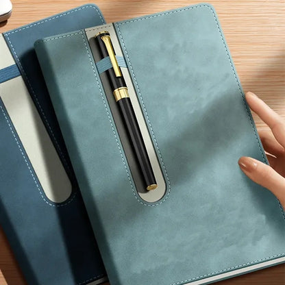 Leather Wirebound Ruled Notepad Notebook Journals