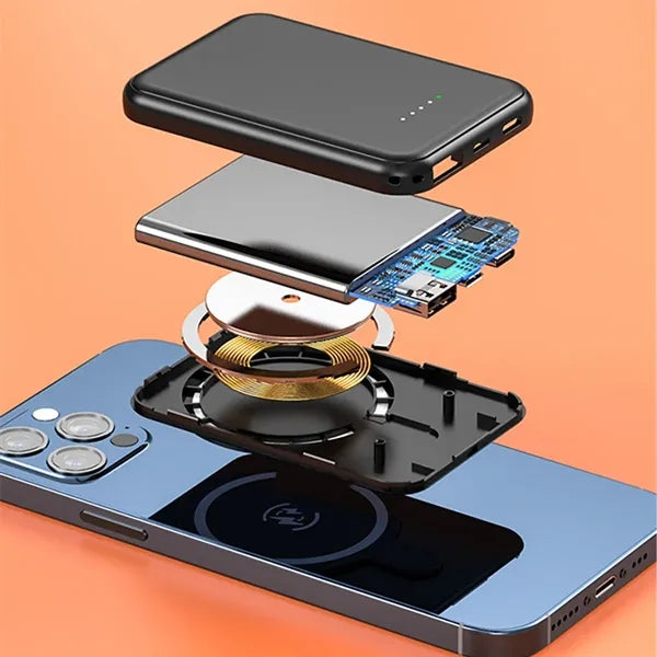 5000mAh Portable Magnetic Wireless Charging Power Bank